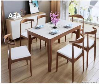 T08高级长方桌，胡桃色  1.35米带炉一桌四椅650元，现货11套。 - 博尔塔拉28生活网 betl.28life.com